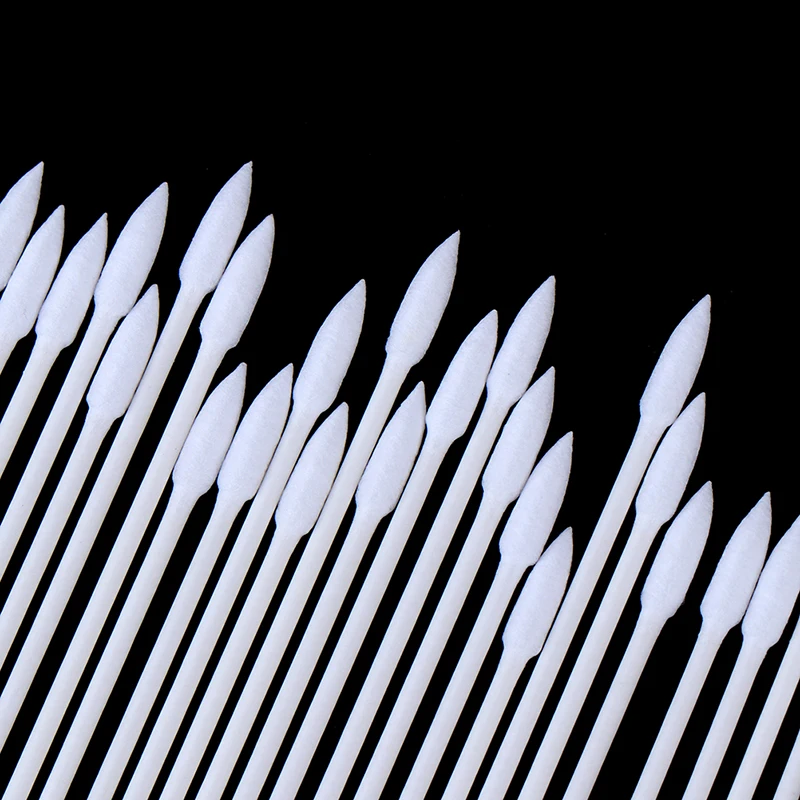 Палочки ватные одноразовые для перманентного макияжа палочки с наконечником 25