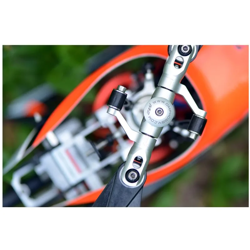 OMPHOBBY M2 V2 3D Flybarless Dual Brushless Motor Direct Drive RC вертолет без дистанционного