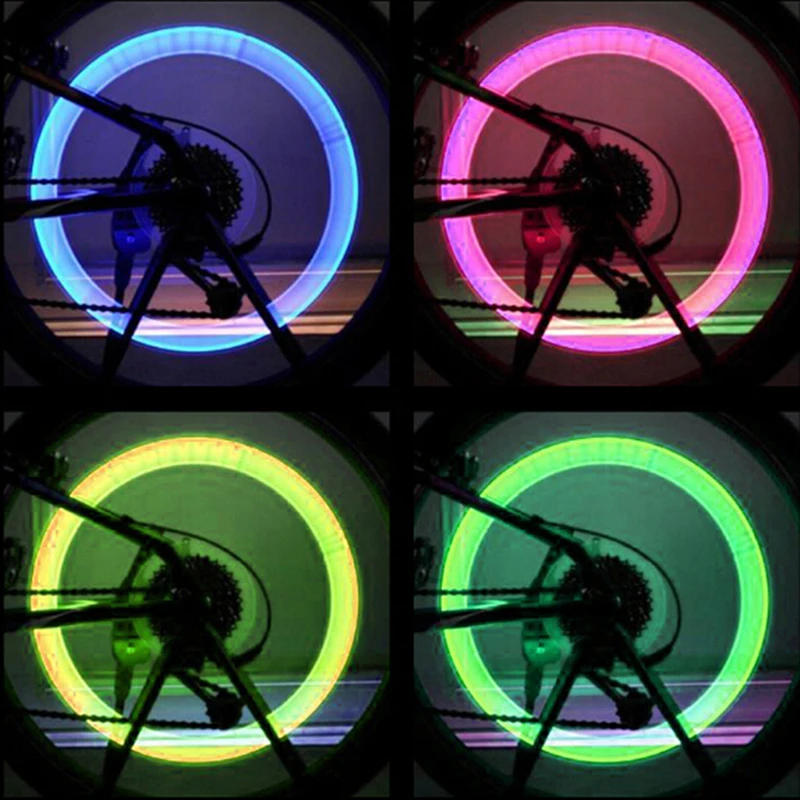 2 шт. велосипедный автомобиль мотоцикл колесо шины клапан колпачок вспышка