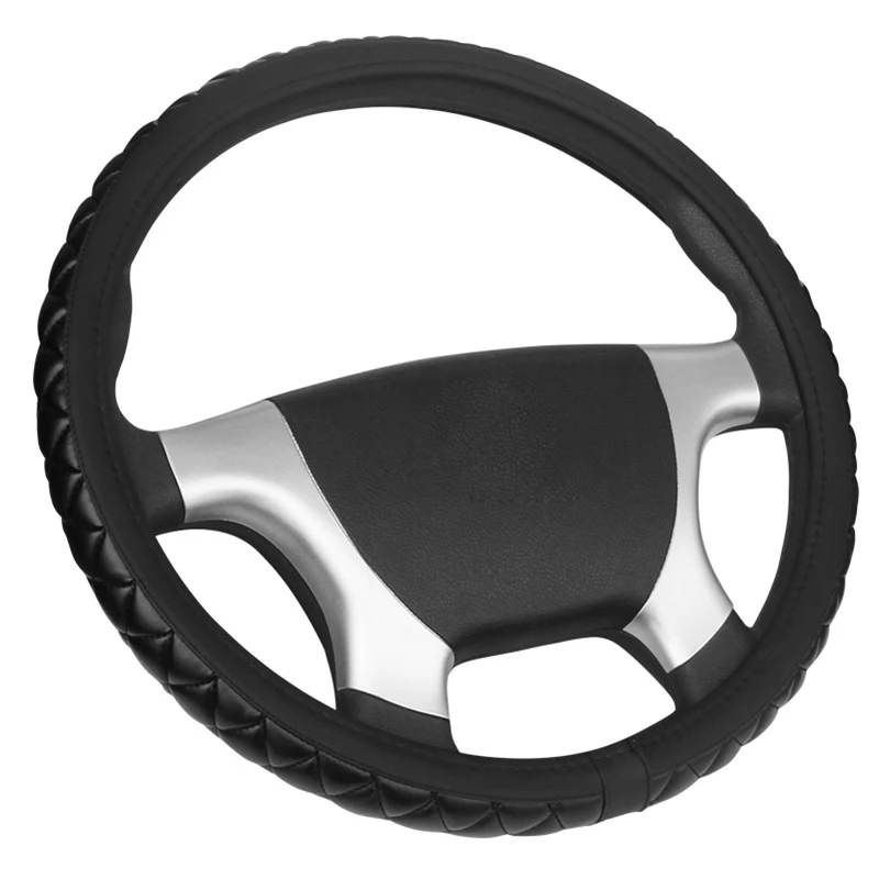 

Soft Leather Car Steering Wheel Cover Diameters For 36 38 40 42 45 47 50CM 7 Sizes to Choose Auto Truck Car Steering-Wheel