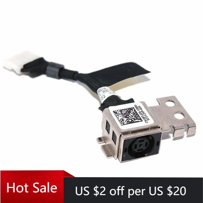 

DC POWER JACK Cable fits for Dell Latitude 11 3150 3160 8TJD5 XPS11 450.02106.1001