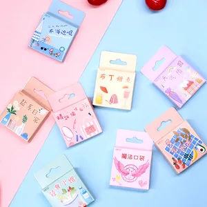 Милые наклейки серии Mohamm Life Kawaii, индивидуальный стикер, дневник, стационарные хлопья, альбом для скрапбукинга, декоративные наклейки s