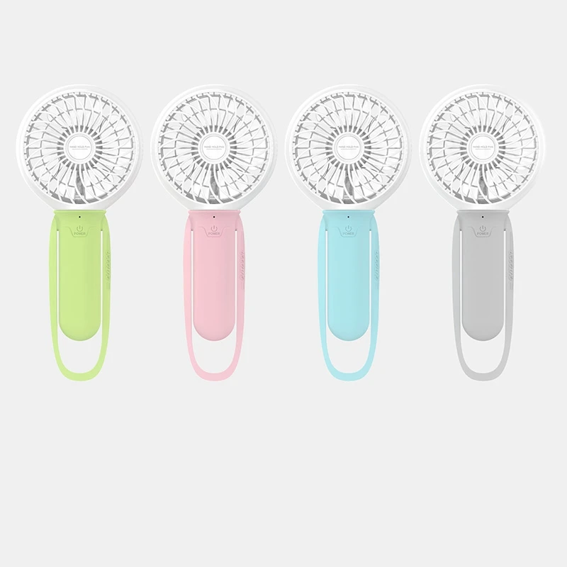 

Portable Fan Handheld USB Rechargeable Mini Folding Fan Travel Outdoor Home Office Quiet Collapsible Desk Fans