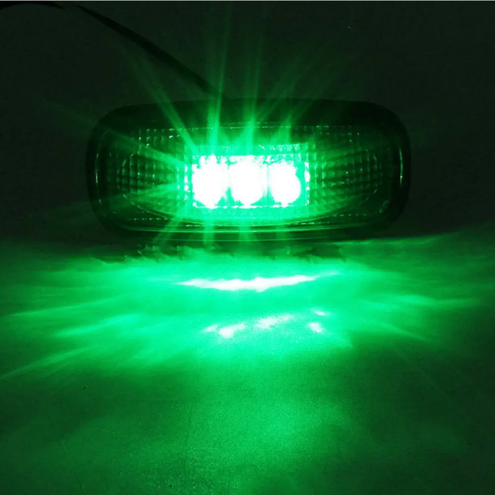 

LED Smoke Side Fender Dually Bed Marker Light Red Amber For 2003-2009