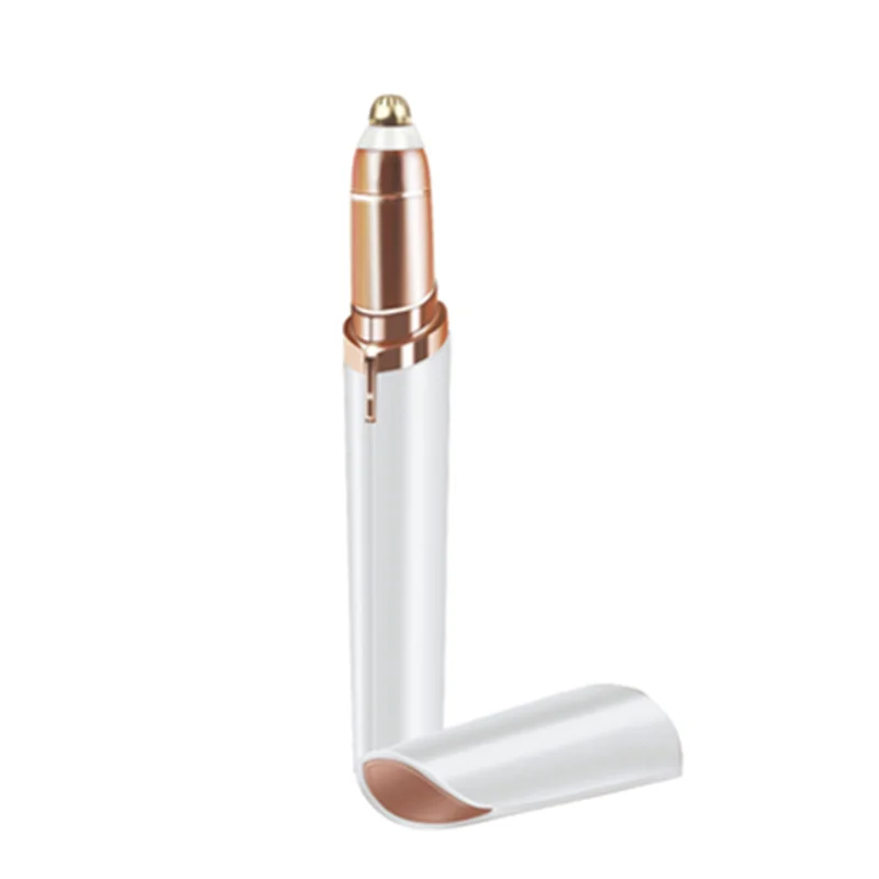 Battery-White Батарея и USB Электрический триммер для бровей мини Брови бритва для лица удаление волос безболезненный Эпилятор для дропшиппинг - Цвет: Battery-White