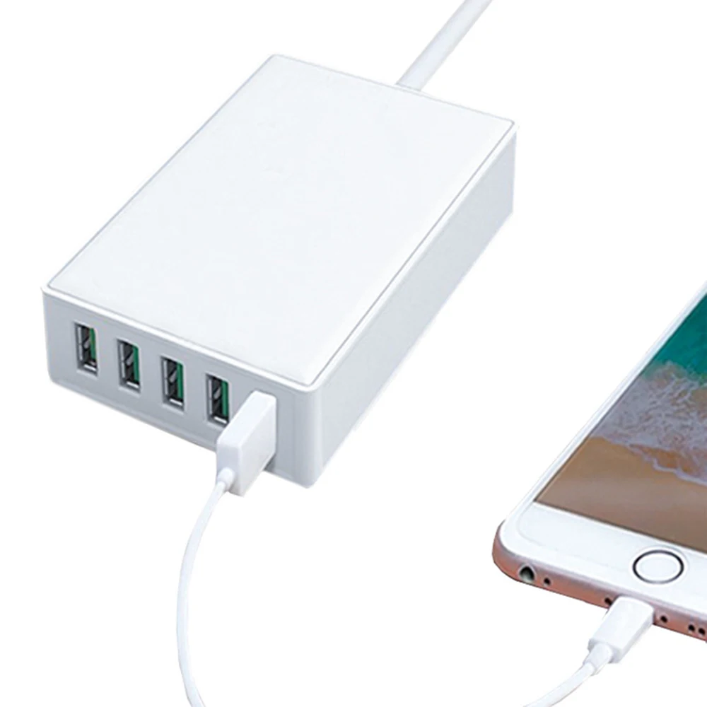 Мульти USB зарядное устройство 30 Вт 6A 5 портов адаптер переменного тока зарядная станция высокоскоростное зарядное устройство для мобильного телефона для IPhone IPad samsung