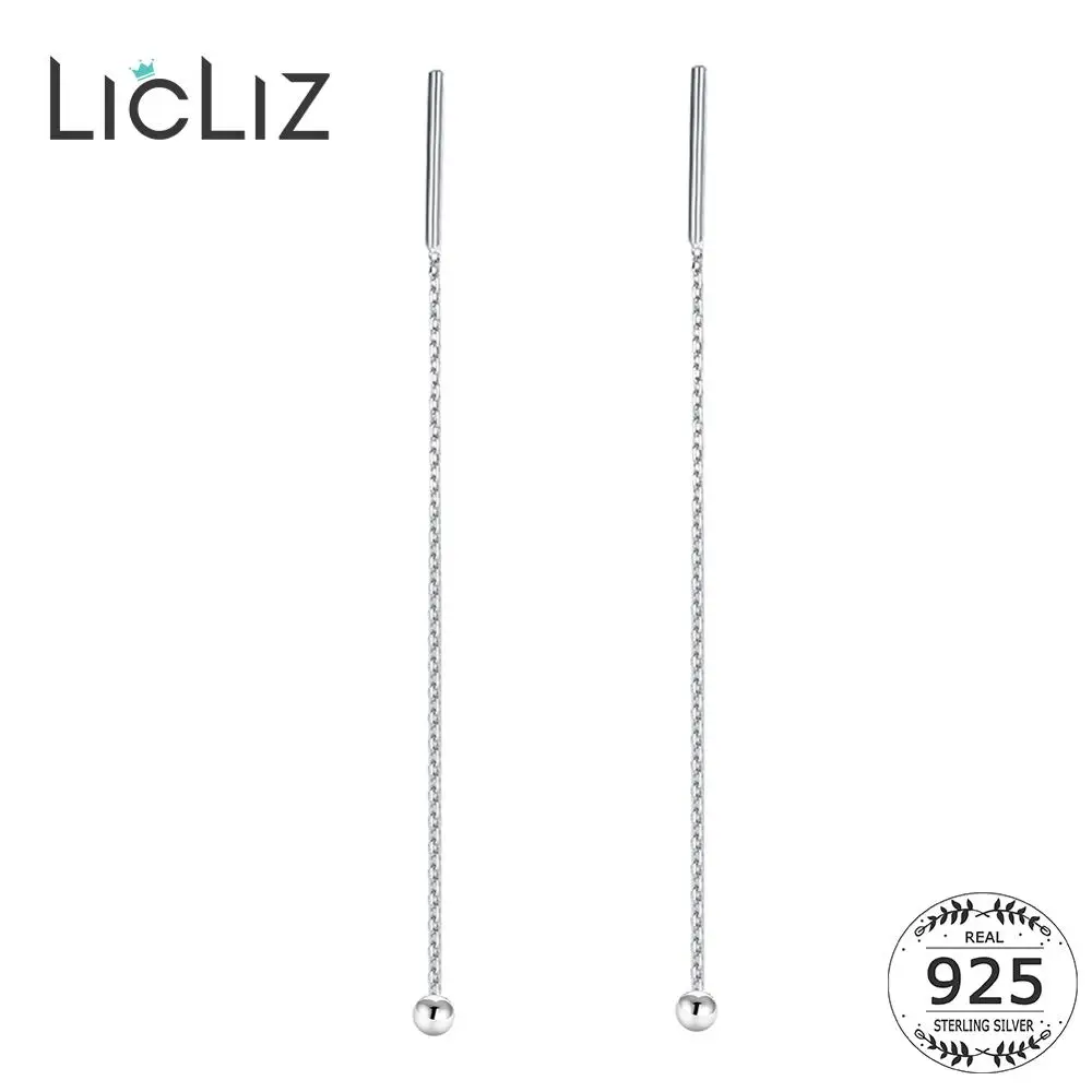 Женские серьги подвески из серебра 925 пробы с маленьким шариком|Серьги-подвески| |