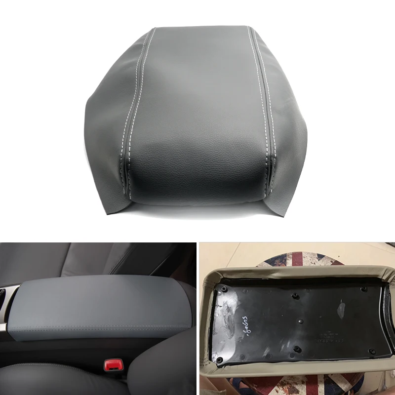 Серая Внутренняя крышка подлокотника из микрофибры для Toyota Prius 2004 2005 2006 2007 2008 |