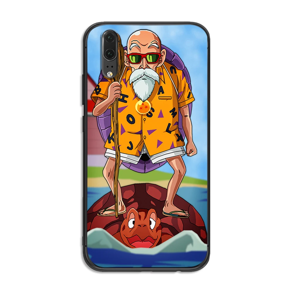 Мультфильм dragon ball дедушка для huawei P8 P9 P10 P20 P30 Lite Pro P Smart 2016 2019 TPU Мягкий силикон |