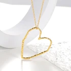 Ожерелье ручной работы из тонкой проволоки в форме сердца для женщин, ювелирные изделия Love Forever, парные ожерелья из нержавеющей стали, подвески, женское колье 2021