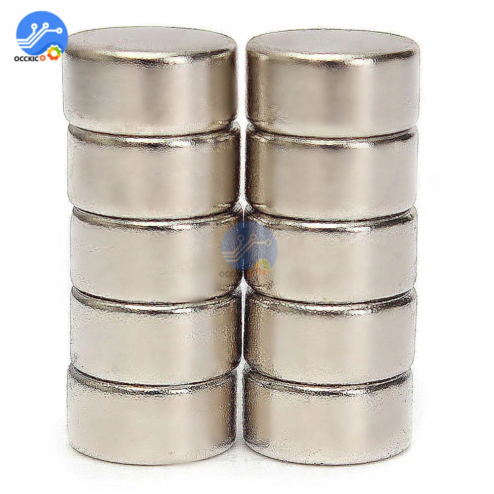 Новый мощный Круглый цилиндрический редкоземельный магнит 10 шт. 10х5 мм