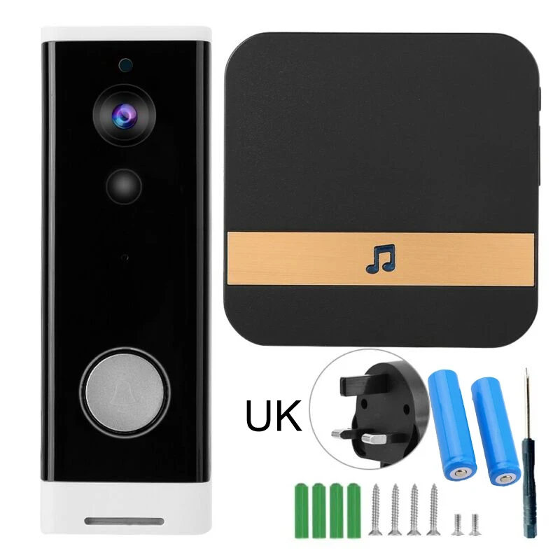 Беспроводной дверной звонок с Wi-Fi для смартфона видео камера двусторонний