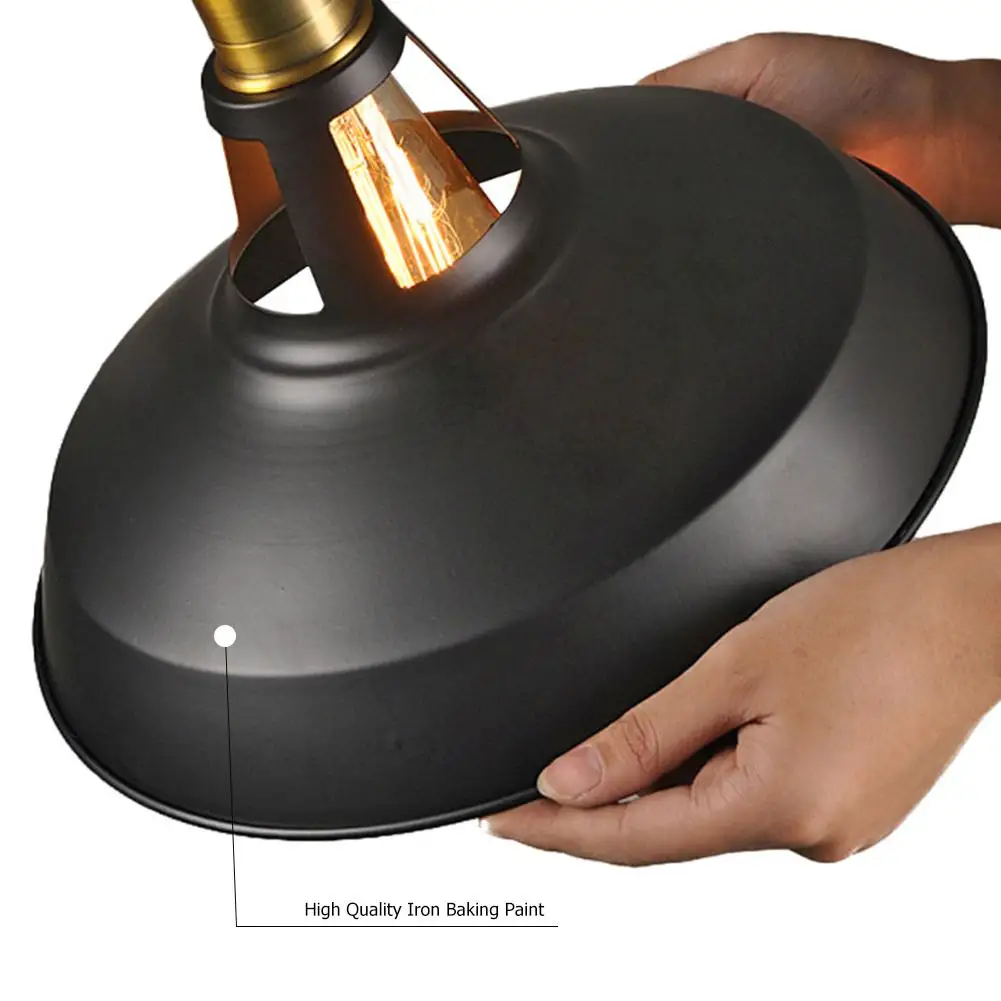 

Nordic Retro Pendant Light Industrial Iron Hanging Lamp for Loft Bar Restaurant Kitchen Home Lighting Fixture