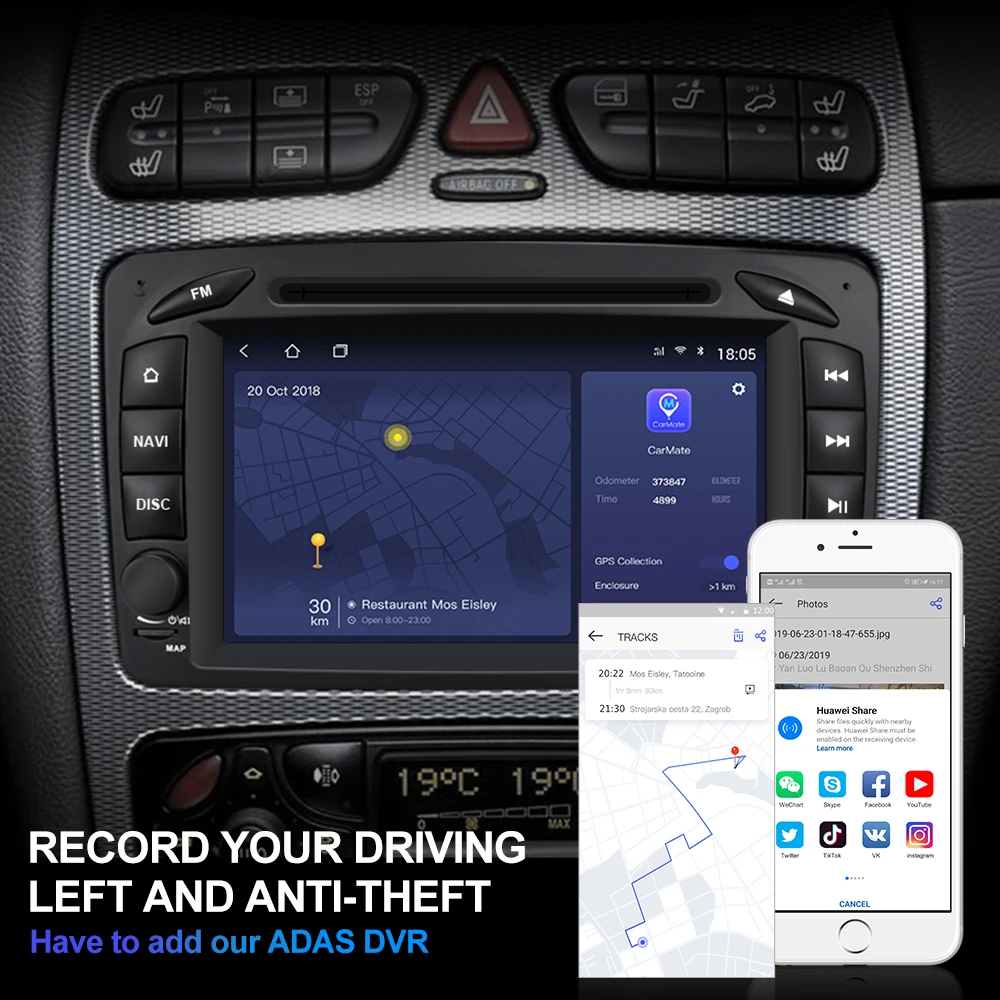 Isudar H53 4G Android 2 Din Авто радио для Mercedes/Benz/W209/W203/Viano/W639/Vito автомобильный
