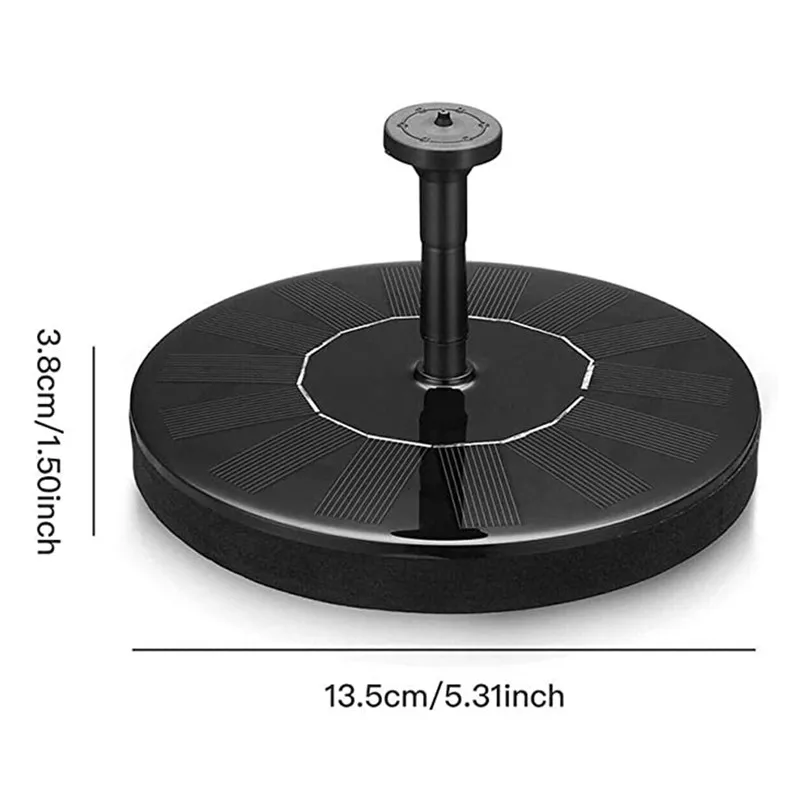 Floating Solar Fountain Garden Waterfall Pool Pond Bird Bath Panel Powered Water Pump Decoration | Дом и сад
