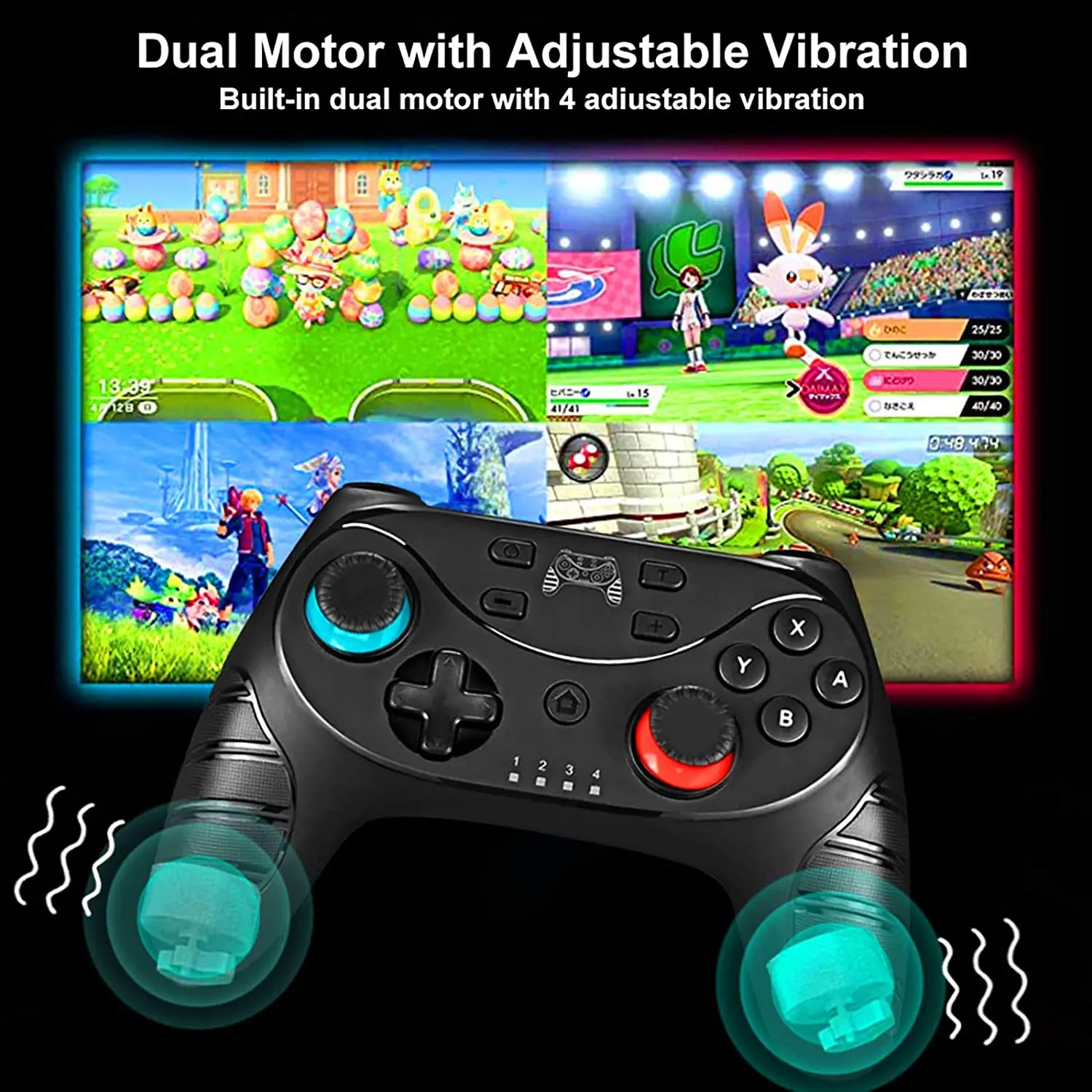 

Bluetooth Controller for N-Switch Pro Lite Console Wireless Gamepad suit for NS Switch Controller Video Game USB Joystick pc