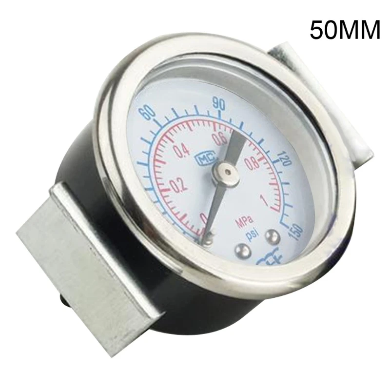 0 ~ 1.0MPa 150psi манометр с кронштейном тип панели двойной весы Дисплей 1/8 или 1/4