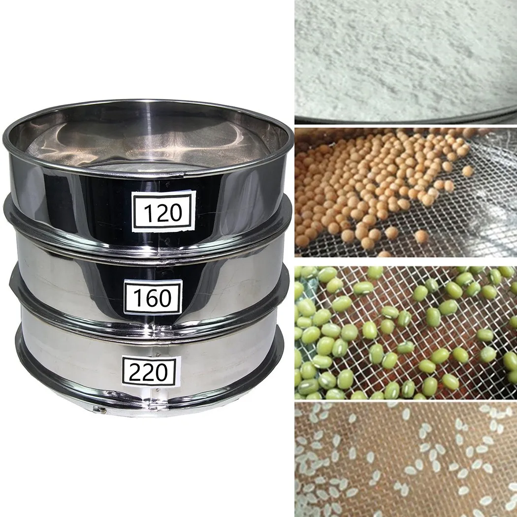 

120/160/220 Screen Sieve 25cm Bean Extractor Hash Multi-purpose No Rust