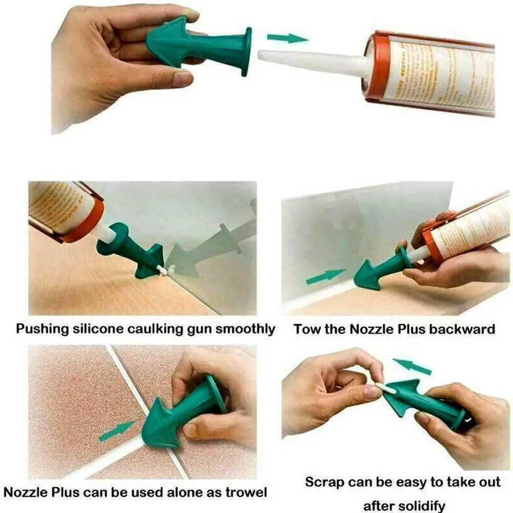 

1set Finishing Durable Floor Clean Eco-friendly Caulking Construction Silicone Remover Caulk Finisher Smooth Scraper Grout Kit