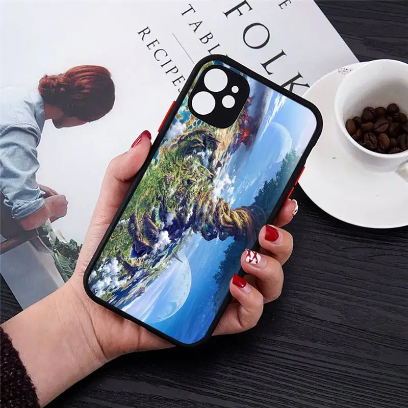 

Earth planet tree life pattern Phone Case matte transparent For iphone 7 8 11 12 plus mini x xs xr pro max cover