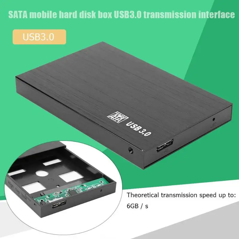 2,5 дюймов корпус жесткого диска SATA к USB 3,0 HDD корпус для SSD диск HDD коробка USB3.0 корпус HD внешний жесткий диск корпус