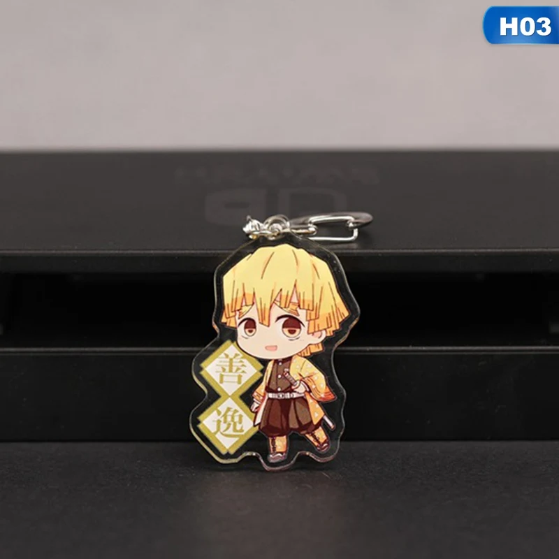 

Car Keychain Key Ring Decoration Anime Demon Slayer Kimetsu No Yaiba Tanjiro Kamado and Nezuko Keyring Auto Interior Pendant