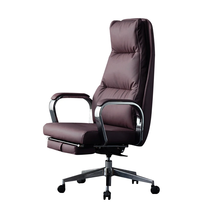 

Офисное кресло с подставкой для ног, эргономичный компьютерный стул для игр, вращающийся, для дома