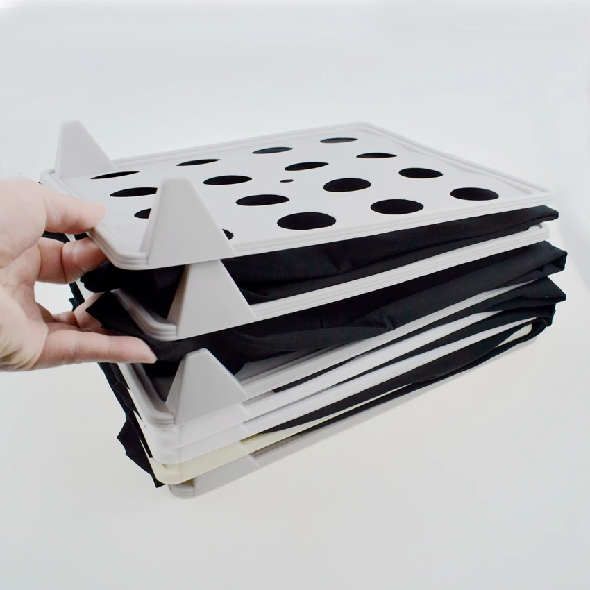 10 шт. футболка Одежды Органайзер шкаф для хранения одежды организации системы