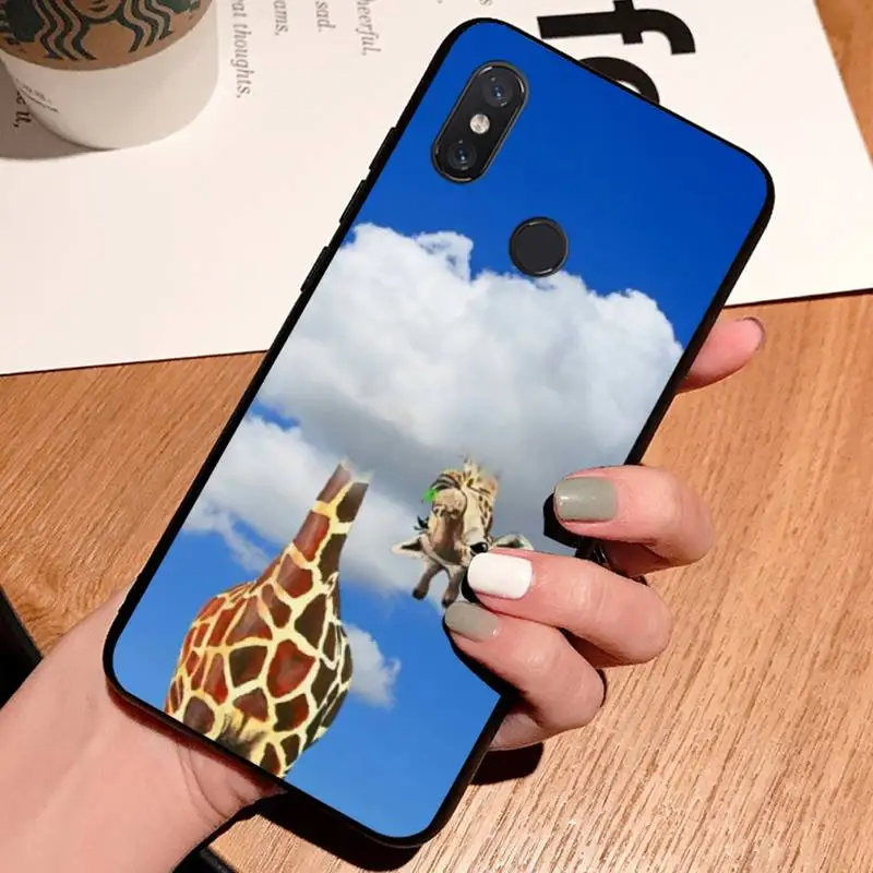 

Giraffe animal pattern painting Phone Case For Xiaomi Redmi note 7 8 9 t k30 max3 9 s 10 pro lite