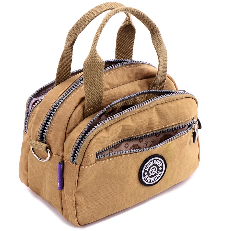 Модные женские водонепроницаемые нейлоновые сумки мессенджеры хозяйственные на