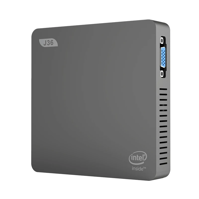 J36-V Мини ПК Intel3165 Windows 10 J3160 4 Гб+ 64 Гб BT4.0 USB3.0 HDMI 1,4+ VGA 2,5 дюйма HDD 2,4 ГГц/5,8 ГГц WiFi TF карта мини ПК - Цвет: 4GB 64GB Windows