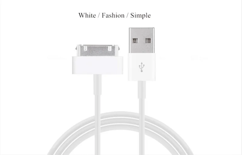 USB кабель для iPhone 4 s 4S 3g S 3g iPad 1 2 3 iPod Nano itouch 30 Pin Быстрая зарядка USB кабель зарядное устройство шнур синхронизации данных 20 шт./лот