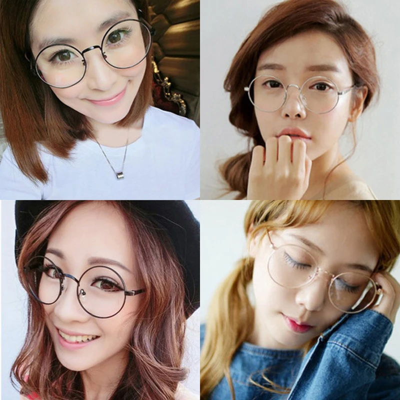 RUOBO маленькая круглая оправа ретро анти-синие очки для женщин сверхлегкие