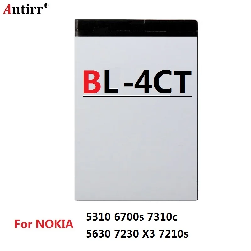 Аккумулятор для телефона BL-4CT BL 4CT Nokia 2720 6600 Fold 5630 XpressMusic 6700 Slide 7210 7230 7310 Classic Supernova X3