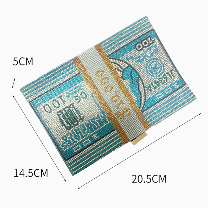 

Letter Crystal Evening Bag For Women Clutch Purse Luxury Banquet Metal Box Small Party Handbag Designer Sac A Main Femme X397H