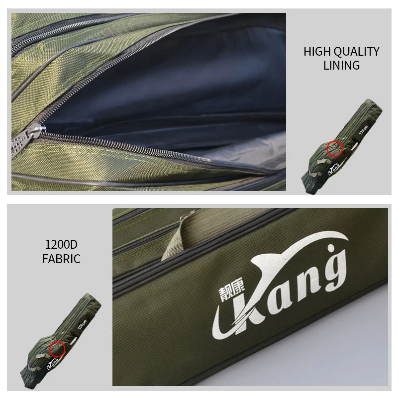 1200D Fishing Bag Multi-Purpose Thicken Oxford Material Waterproof Durable Rod Tackle XA136G | Спорт и развлечения