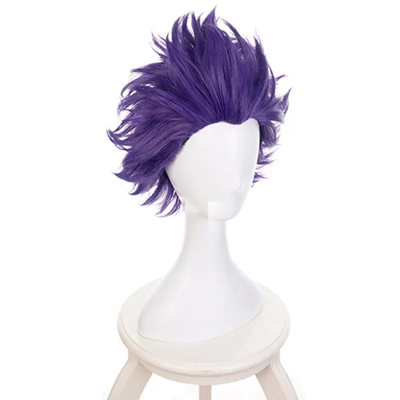 Парик для косплея Boku No Hero моя геройская академия Shinsou Hitoshi Shinso короткие фиолетовые