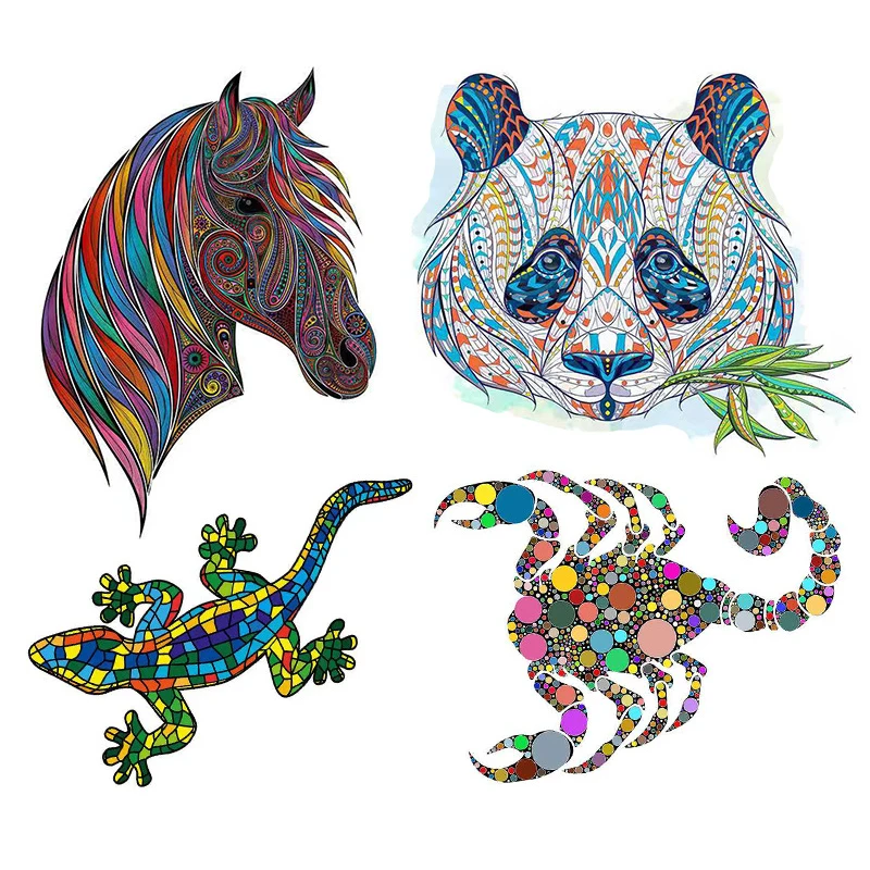 Feooe Размер A5 серия животные с цветами кошкой деревянная головоломка для детей и