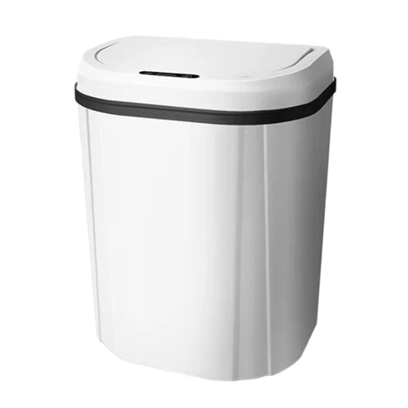 

Intelligent Trash Can Automatic Sensor Smart Sensor Electric Waste Bin Home Rubbish for In-Car Kitchen Bathroom Garbage