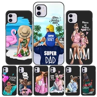 super mom baby case for iphone 12 pro max cases silicon fundas iphone 11 pro 13 mini 7 8 xr se 2020 x xs 6 6s plus 5 5s covers