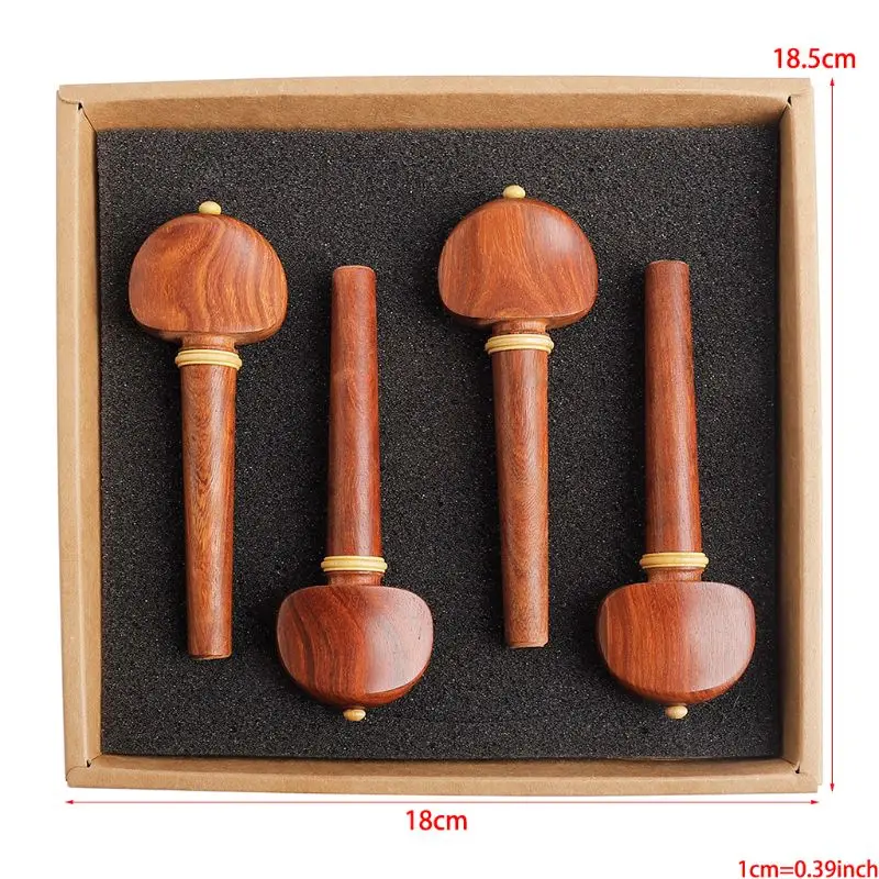 

4PCS Violin Fiddle Tuning Peg Set Perfection Planetary Geared Cello Peg Set Musical Instrument Accessories High Quality