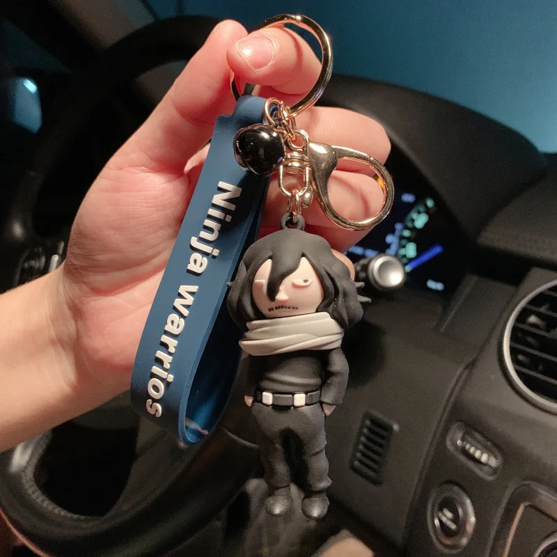 

New Fashion My Hero College Keychain Cute Double-sided Anime Keychains Car Bag Around Pendant Keyring Cartoon Accessories Gift