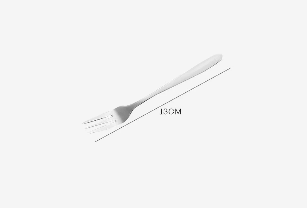 

2 piece fruit fork creative eco-friendly stainless steel cake dessert fork cute mini fork for party snail fork restaurant cake