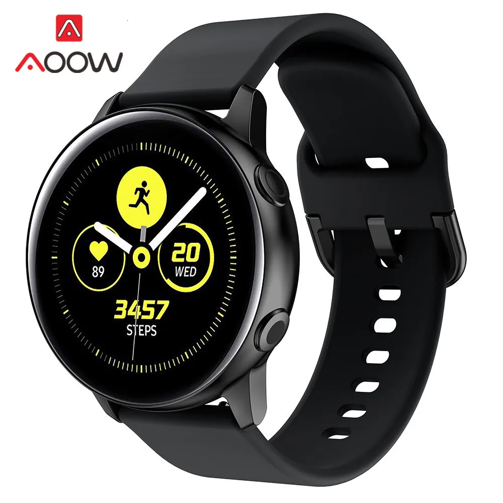 20 мм силиконовый ремешок для часов для samsung Galaxy Watch Active 42 мм Garmin Huami Amazfit bip huawei сменный Браслет