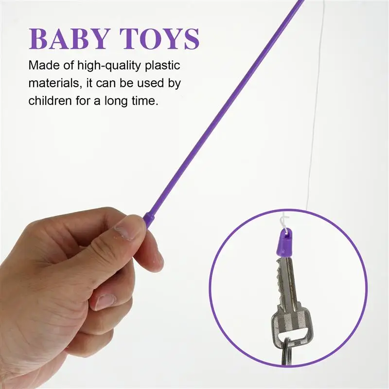 

20Pcs Plastic Magnetic Fishing Poles Magnet Fishing Rods Kids Toy Accessories