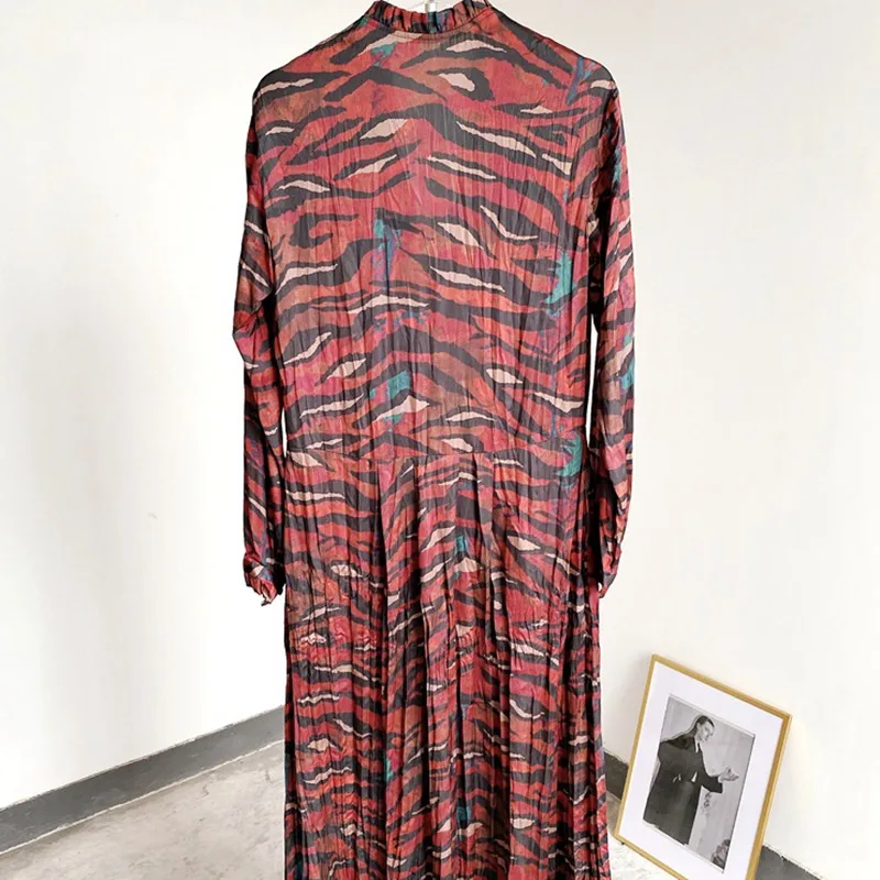 Новые летние повседневные универсальное платье с разноцветным деревянным уши