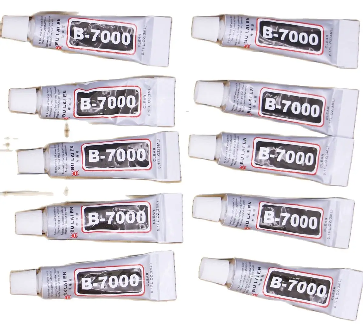 Sale 12pcs E600 Clear Adhesive glue 5mL  for metal leather beads