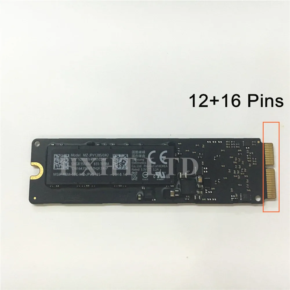 Оригинальный 2013 2014 года для Apple Macbook Pro Retina A1502 A1398 Air A1466 A1465 SSD твердотельный