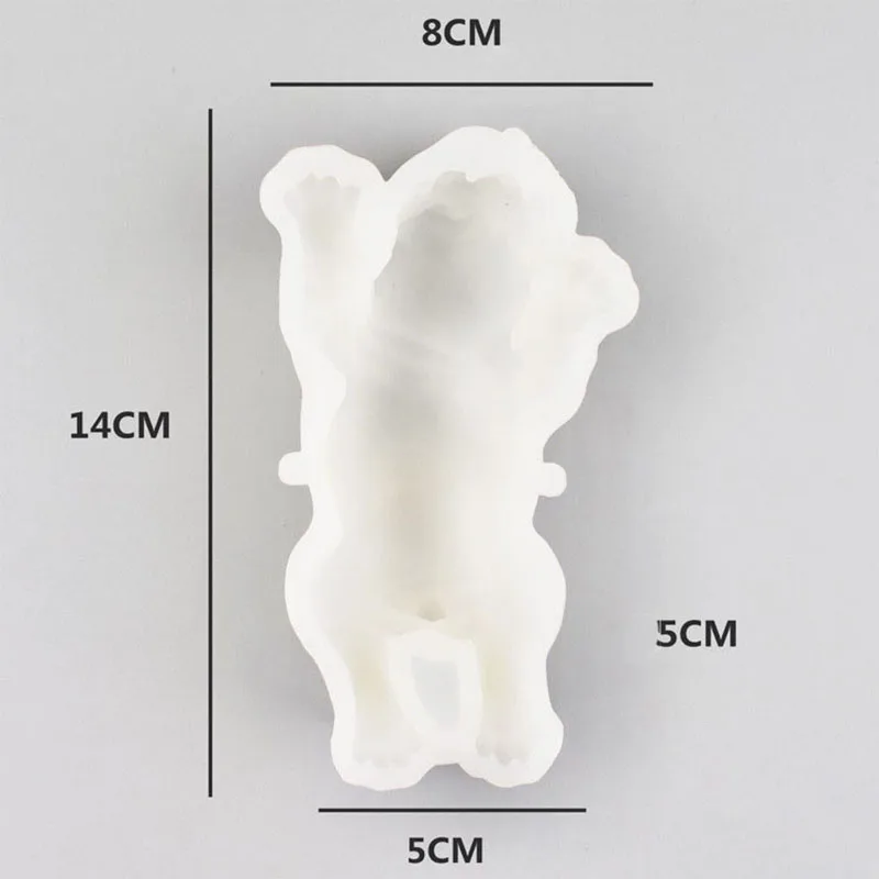 

3D Shar Pei Mould Ice Cream Mousse Cake Fudge Chocolate Silicone Mold Realistic Cute Puppy Cake Decoration Kitchen Baking