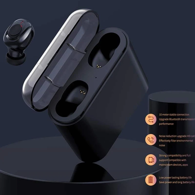 Беспроводные наушники Bluetooth с блоком питания микрофоном для Huawei Honor 9 9X Pro 10 Lite 8 8X 8C